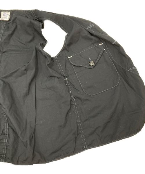 POST O'ALLS（ポストオーバーオールズ）POST O'ALLS (ポストオーバーオールズ) ワークベスト ブラック サイズ:SIZE Sの古着・服飾アイテム