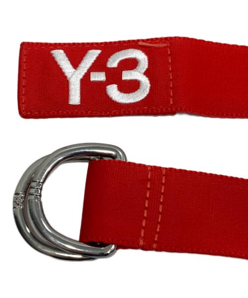 Y-3（ワイスリー）Y-3 (ワイスリー) ロゴベルト レッドの古着・服飾アイテム