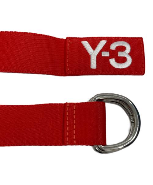Y-3（ワイスリー）Y-3 (ワイスリー) ロゴベルト レッドの古着・服飾アイテム