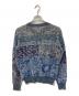 DIESEL (ディーゼル) ペイズリー柄ニット ブルー サイズ:不明：4000円