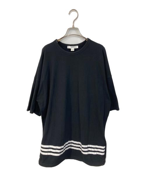 Y-3（ワイスリー）Y-3 (ワイスリー) オーバーサイズ 3ストライプ バックロゴ Tシャツ ブラック サイズ:SIZE Sの古着・服飾アイテム