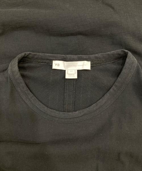 Y-3（ワイスリー）Y-3 (ワイスリー) オーバーサイズ 3ストライプ バックロゴ Tシャツ ブラック サイズ:SIZE Sの古着・服飾アイテム