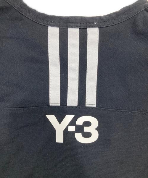 Y-3（ワイスリー）Y-3 (ワイスリー) オーバーサイズ 3ストライプ バックロゴ Tシャツ ブラック サイズ:SIZE Sの古着・服飾アイテム