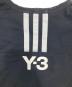 中古・古着 Y-3 (ワイスリー) オーバーサイズ 3ストライプ バックロゴ Tシャツ ブラック サイズ:SIZE S：7000円