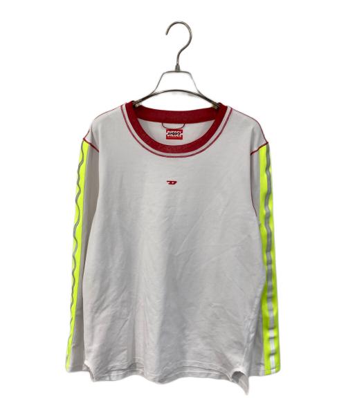 DIESEL（ディーゼル）DIESEL (ディーゼル) OHLANカットソー/オーランカットソー ホワイト サイズ:Sの古着・服飾アイテム