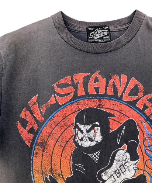 HISTANDARD（ハイスタンダード）HISTANDARD (ハイスタンダード) 忍者TEE グレー サイズ:SIZE Mの古着・服飾アイテム
