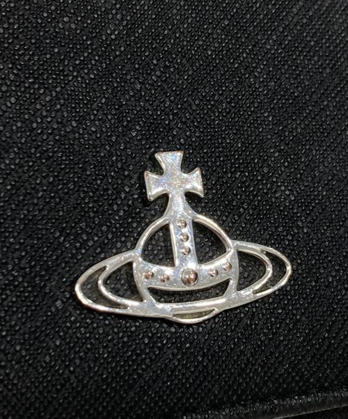 Vivienne Westwood（ヴィヴィアンウエストウッド）Vivienne Westwood (ヴィヴィアンウエストウッド) 3つ折りがま口財布 ブラックの古着・服飾アイテム