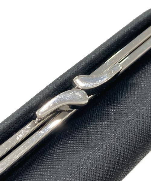Vivienne Westwood（ヴィヴィアンウエストウッド）Vivienne Westwood (ヴィヴィアンウエストウッド) 3つ折りがま口財布 ブラックの古着・服飾アイテム