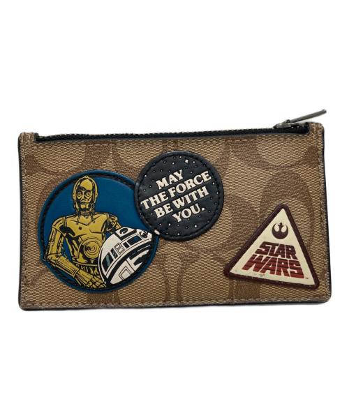 COACH（コーチ）COACH (コーチ) スターウォーズ・シグネチャーコインケース ベージュの古着・服飾アイテム