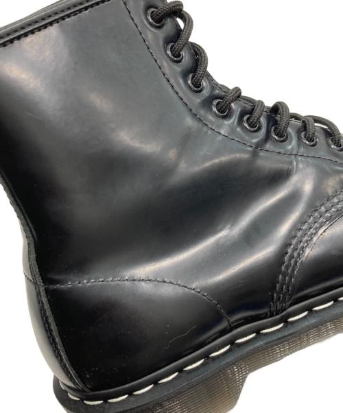 Dr.Martens（ドクターマーチン）Dr.Martens (ドクターマーチン) 1460 ホワイトステッチ8ホールブーツ ブラック サイズ:SIZE UK8の古着・服飾アイテム