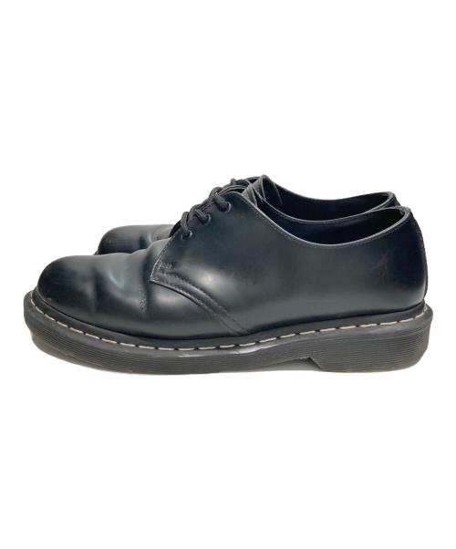 Dr.Martens（ドクターマーチン）Dr.Martens (ドクターマーチン) 1461 ホワイトステッチ3ホールシューズ ブラック サイズ:uk8の古着・服飾アイテム
