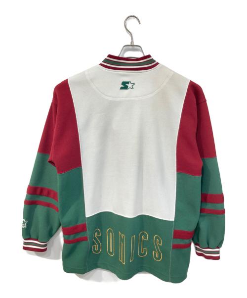 STARTER（スターター）STARTER (スターター) NBAジャケット ホワイト サイズ:SIZE Mの古着・服飾アイテム