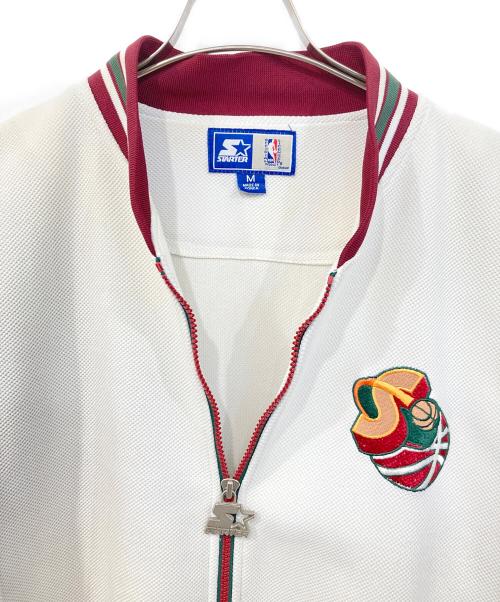 STARTER（スターター）STARTER (スターター) NBAジャケット ホワイト サイズ:SIZE Mの古着・服飾アイテム