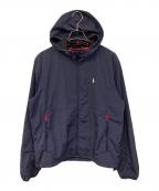 POLO RALPH LAURENポロ・ラルフローレン）の古着「フードジップアップジャケット」｜ネイビー