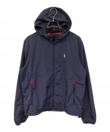 POLO RALPH LAUREN（ポロ・ラルフローレン）の古着「フードジップアップジャケット」｜ネイビー