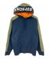 Supreme（シュプリーム）の古着「Paneled Hooded Sweatshirt/パネルド・フーデッド・スウェットシャツ」｜ネイビー×カーキ
