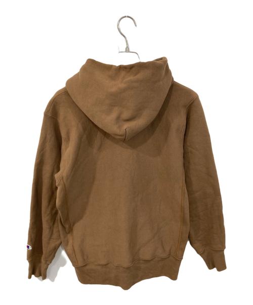 Champion REVERSE WEAVE（チャンピオン リバース ウィーブ）Champion REVERSE WEAVE (チャンピオン リバース ウィーブ) フルジップスウェットパーカー ブラウン サイズ:SIZE Mの古着・服飾アイテム