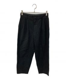 COMME des GARCONS HOMME（コムデギャルソン オム）の古着「タックパンツ」｜ブラック