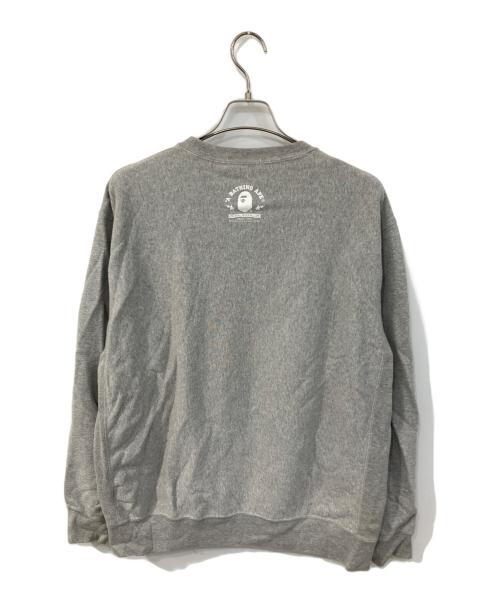 A BATHING APE（アベイシングエイプ）A BATHING APE (アベイシングエイプ) BABY MILO スウェット グレー サイズ:SIZE XLの古着・服飾アイテム