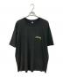 stussy（ステューシー）の古着「Statue Pigment Dyed Tee/スタチュー ピグメント ダイド ティー」｜ブラック