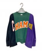 Champion REVERSE WEAVEチャンピオン リバース ウィーブ）の古着「再構築リバースウィーブスウェット」｜マルチカラー