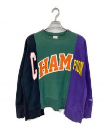 Champion REVERSE WEAVE（チャンピオン リバース ウィーブ）の古着「再構築リバースウィーブスウェット」｜マルチカラー