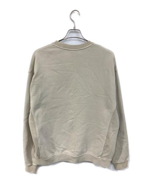 KITH（キス）KITH (キス) Garment Dyed Crewneck/ガーメント ダイ クルーネック ベージュ サイズ:SIZE Mの古着・服飾アイテム