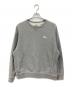 LEVI'S（リーバイス）の古着「Logo Embroidered Round Neck Pure Cotton Pullover/ロゴ・エンブロイダード・ラウンド・ネック・ピュア・コットン・プルオーバー」｜グレー
