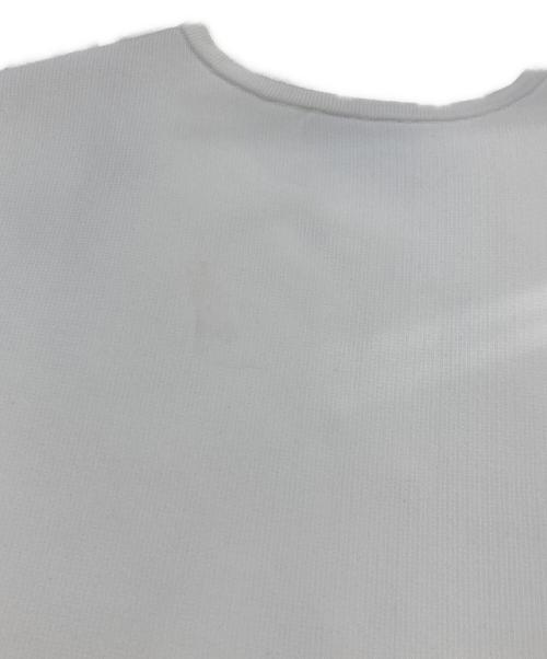 UNITED ARROWS（ユナイテッドアローズ）UNITED ARROWS (ユナイテッドアローズ) ミニフリル ニットベスト ホワイト サイズ:なしの古着・服飾アイテム
