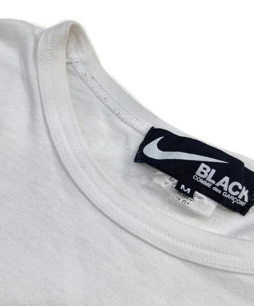NIKE（ナイキ）NIKE (ナイキ) BLACK COMME des GARCONS (ブラックコムデギャルソン) プリントTシャツ ホワイト サイズ:SIZE Mの古着・服飾アイテム