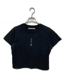 JOSE MOON（ジョゼムーン）の古着「MINIMUM LOGO TSHIRT/ミニマムロゴTシャツ」｜ブラック