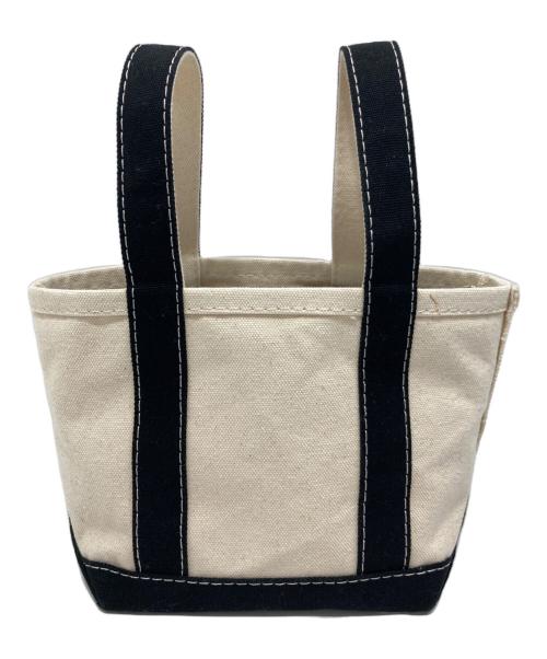 MUSE de Deuxieme Classe（ミューズ ドゥーズィエム クラス）MUSE de Deuxieme Classe (ミューズ ドゥーズィエム クラス) GOOD GRIEF! PATCE TOTE BAG ブラック×アイボリーの古着・服飾アイテム