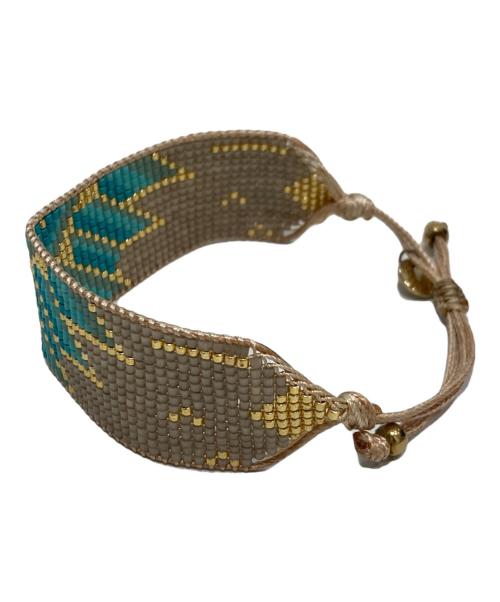 MUSE de Deuxieme Classe（ミューズ ドゥーズィエム クラス）MUSE de Deuxieme Classe (ミューズ ドゥーズィエム クラス) OCEAN CORD/オーシャン・コード　 ブレスレット ベージュの古着・服飾アイテム