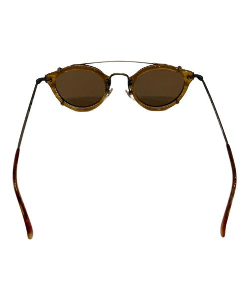 OLIVER PEOPLES（オリバーピープルズ）OLIVER PEOPLES (オリバーピープルズ) 505 クリップオン サングラス ブラウンの古着・服飾アイテム
