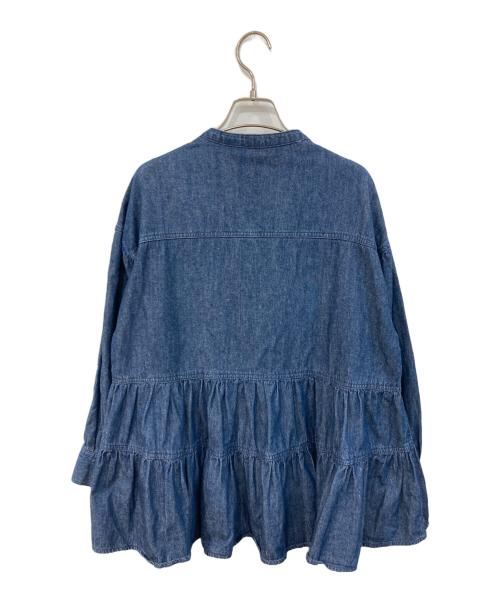 BEARDSLEY（ビアズリー）BEARDSLEY (ビアズリー) デニムティアードシャツ インディゴ サイズ:SIZE Freeの古着・服飾アイテム