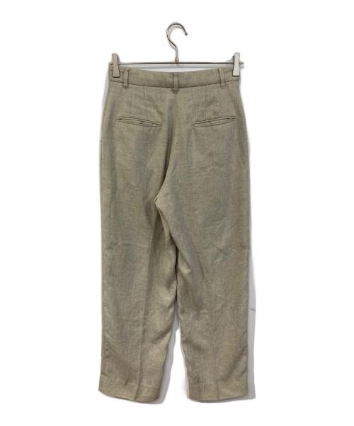 journal standard L'essage（ジャーナルスタンダード レサージュ）journal standard L'essage (ジャーナルスタンダード レサージュ) アイアス2タック パンツ ベージュ サイズ:SIZE 36の古着・服飾アイテム