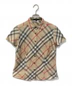 BURBERRY LONDONバーバリーロンドン）の古着「ノバチェック柄シャツ」｜ベージュ