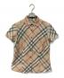 BURBERRY LONDON（バーバリーロンドン）の古着「ノバチェック柄シャツ」｜ベージュ
