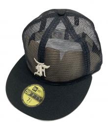 New Era×FOG ESSENTIALS（ニューエラ×フィアオブゴッド エッセンシャル）の古着「メッシュキャップ」｜ブラック