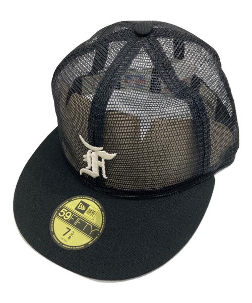 New Era（ニューエラ）New Era (ニューエラ) FOG ESSENTIALS (フィアオブゴッド エッセンシャル) メッシュキャップ ブラック サイズ:7　3/8の古着・服飾アイテム