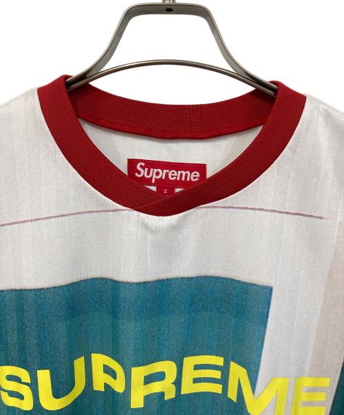 SUPREME（シュプリーム）SUPREME (シュプリーム) Damien Hirst Soccer Jersey/ダミアン・ハースト・サッカー・ジャージ ホワイト サイズ:SIZE Sの古着・服飾アイテム