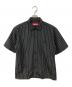SUPREME（シュプリーム）の古着「Stripe S/S Pajama Shirt/ストライプ　ショートスリーブ　パジャマシャツ」｜ブラック
