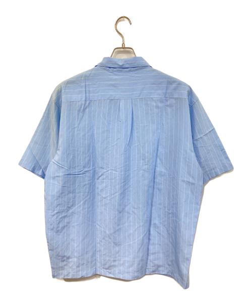 SUPREME（シュプリーム）SUPREME (シュプリーム) Stripe S/S Pajama Shirt/ストライプ　ショートスリーブ　パジャマシャツ ブルー サイズ:SIZE Mの古着・服飾アイテム
