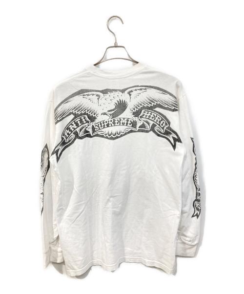SUPREME（シュプリーム）SUPREME (シュプリーム) Eagle L/S Tee/イーグルロングスリーブティー ホワイト サイズ:SIZE Mの古着・服飾アイテム