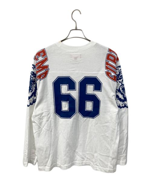 SUPREME（シュプリーム）Supreme (シュプリーム) Mascot L/S Football Top/マスコット ロングスリーブ フットボール トップ ホワイト サイズ:SIZE Mの古着・服飾アイテム