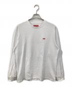 SUPREMEシュプリーム）の古着「Small Box Logo L/S Tee/スモール ボックス ロゴ ロングスリーブ ティー（エルエス ティー）」｜ホワイト