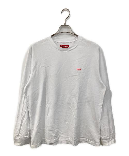 SUPREME（シュプリーム）SUPREME (シュプリーム) Small Box Logo L/S Tee/スモール ボックス ロゴ ロングスリーブ ティー（エルエス ティー） ホワイト サイズ:SIZE Mの古着・服飾アイテム