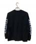 SUPREME (シュプリーム) Intersia Sleeve L/S Top/インターシャ・スリーブ・ロングスリーブ・トップ ブラック サイズ:SIZE S：15000円