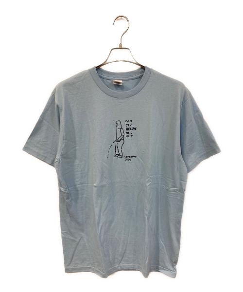 SUPREME（シュプリーム）SUPREME (シュプリーム) Piss Tee/ピスT ブルー サイズ:SIZE Lの古着・服飾アイテム