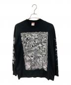 SUPREMEシュプリーム）の古着「Wombat L/S Tee/ウォンバットロングスリーブT」｜ブラック